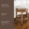 thumbnail image 2 of Open Box Maven Lane Backless Counter Stool, Weathered Oak, Counter Height, 2 of 6