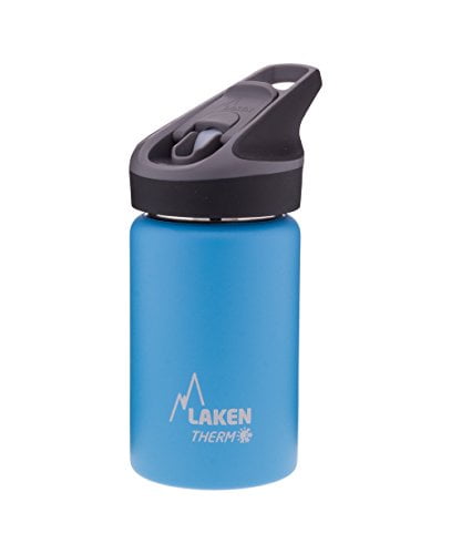 Made in Spain Laken Classic Aluminum Water Bottle BPA Free Wide Mouth with Screw Cap and Loop 20-34 Ounce 