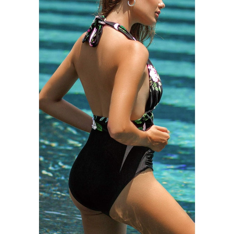 Women s Lost Butterfly Shirring One Piece Swimsuit Seaselfie by Cupshe
