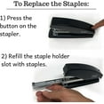 thumbnail image 4 of Mr. Pen- Stapler, Heavy Duty Stapler, Stapler with 3600 Staples, 60 Sheet Capacity, Desk Stapler, Office Staplers, Office Supplies, Standard Stapler, Stapler with Staples, One Touch Stapler, Staplers, 4 of 7