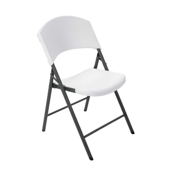 Lifetime Products Silla Plegable contorneada, Color Blanco LIFETIME 2810MX