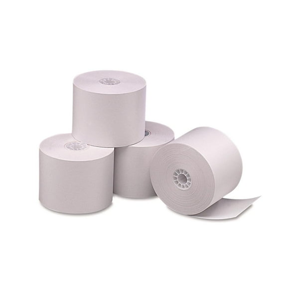 Iconex Direct Thermal Printing Thermal Paper Rolls 2.25 x 165 ft White 6/Pack 90781276