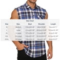 thumbnail image 5 of Yaoyar Mens Sleeveless Shirt Casual Summer Tank Top Button Up Sleeveless Beach Shirts with Chest Pocket, 5 of 8