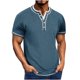 thumbnail image 2 of pstuiky Camisas de manga corta para hombre, Blusas y camisas de cuello redondo con estampado informal de manga corta y cuello redondo para hombre camisetas de hombre xxl, 2 of 6