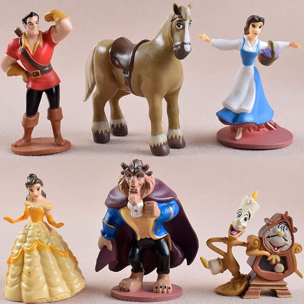 Disney-Beauty and the Beast Anime Lumiere Chip MODELO DE figura de acción juguete para niños colección de princesas de dibujos animados regalo novedoso zhangyuxiang unisex