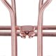 thumbnail image 3 of 19mm 80pcs Binder Clips Strong Clamping Force Metal Hollow Tail Clips Small Binder Clips Paper Clamps Office Supplies Rose Gold, 3 of 3