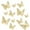 E, variant on Adapan 12PC 3D Butterfly Wall Decor Stickers 12PCS, Gold Removable Butterfly Decorations for Bedroom, Party, Wedding, Cake Crafts,A,Wall stickers