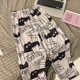 thumbnail image 1 of Pantalones holgados informales de dibujos animados para mujer, ropa para exteriores de verano y otoño, pantalones largos con aire acondicionado para el hogar, piernas anchas para chicas jóvenes, 1 of 4