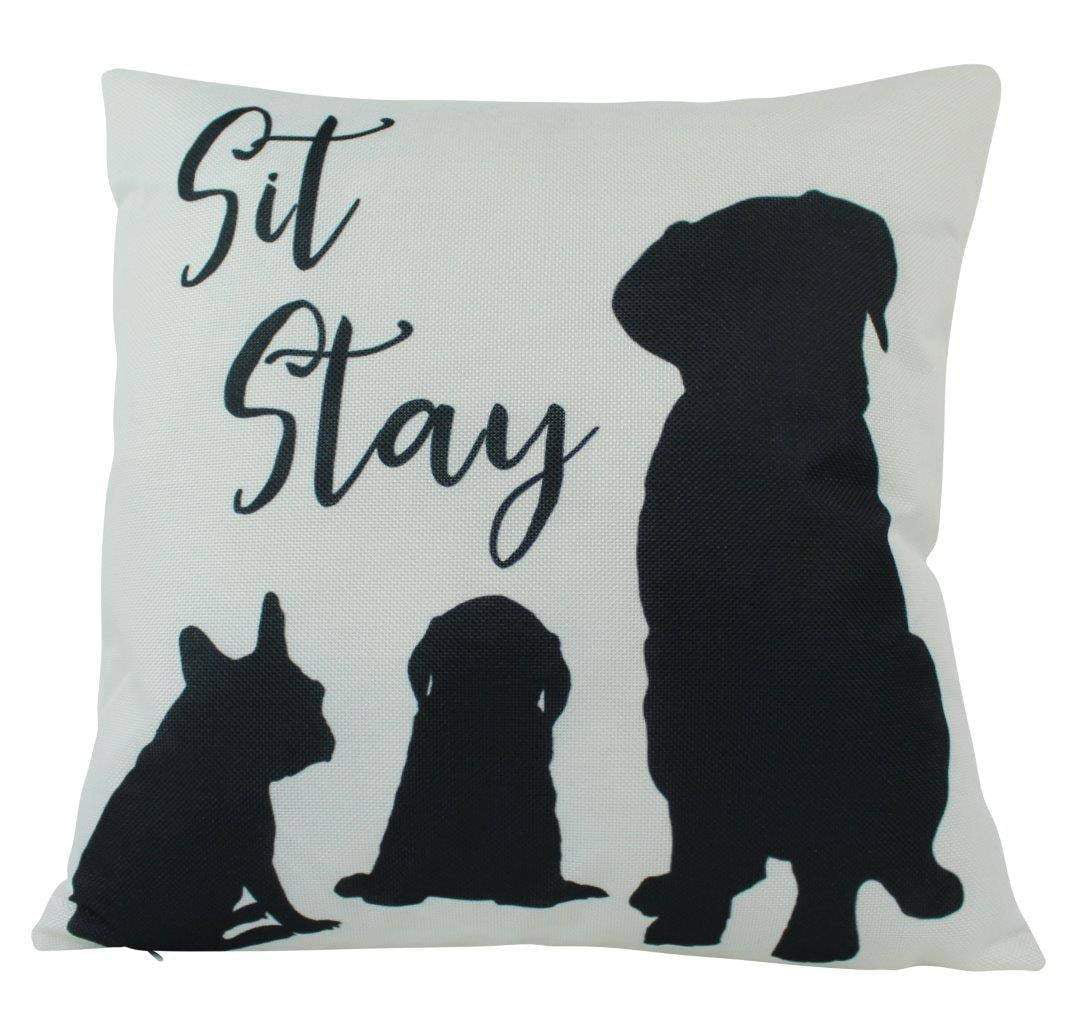 Multicolor Dog Love Everywear Schnauzer Cute Christmas Gifts for Dog Lover Throw Pillow 18x18 