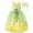 Dress+Headband, variant on Deluxe Princess Tiana Costumes Little Girls Dress Kids Fancy Gown Cosplay Halloween Party