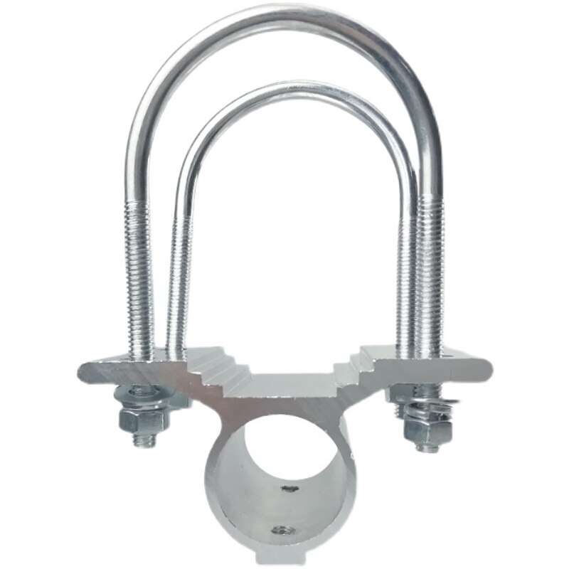 Double clamp antenna mount pole bracket antenna fixed bracket pole