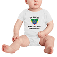 thumbnail image 2 of I'm Proof Mommy Can't Resist Ethiopian Guys Baby Romper Bodysuit (White, 18-24 Months), 2 of 5