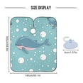 thumbnail image 4 of JSTEL Whale Bubble Waterproof Barber Cape for Men Women Beard Shaving Bib Apron Professional Hair Cutting Cloth, 65 x 55 inch, 4 of 6