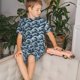 thumbnail image 4 of Balery A Japanese Great Wave Conjunto de Pijama Infantil de Manga Corta con Estampado – Ropa de Dormir de Algodón Suave-XX-Large, 4 of 6