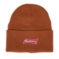 thumbnail image 2 of Budweiser Embroidered Knit Cuff Beanie 2-Pack Special Navy & Terra-cotta, 2 of 4