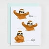 Slow Clap Sloth Congratulations Card