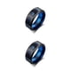 thumbnail image 3 of Anillo de 8MM de circón Azul Qarigey resistente al agua Talla 7 8 9 10 11 12, 3 of 6
