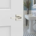 thumbnail image 3 of Kwikset 408CSLSQT-26 Casey Privacy Door Lever Set - Chrome, 3 of 7