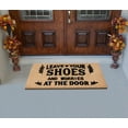 thumbnail image 5 of A1HC Natural Coir Flocked Doormat, Leave Your Shoes Black , 24"x36", Durable Outdoor Welcome Mat, Non-Slip, Pet Friendly, Fade Resistant, 5 of 9