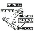 thumbnail image 2 of Febest BALL JOINT FRONT LOWER ARM # 0220-J31 OEM 54500-9W20C, 2 of 2