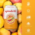 thumbnail image 2 of Spindrift Sparkling Water, Mango Orange, Made with Real Squeezed Fruit, 12 fl oz, 8 Count, No Sugar Added, 12 Calories per Can, 2 of 6