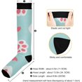thumbnail image 3 of FREEAMG Cute Dog Paw Compression Socks for Men & Women Knee High Stockings for Running, Sport, Hiking & Travel, 3 of 7