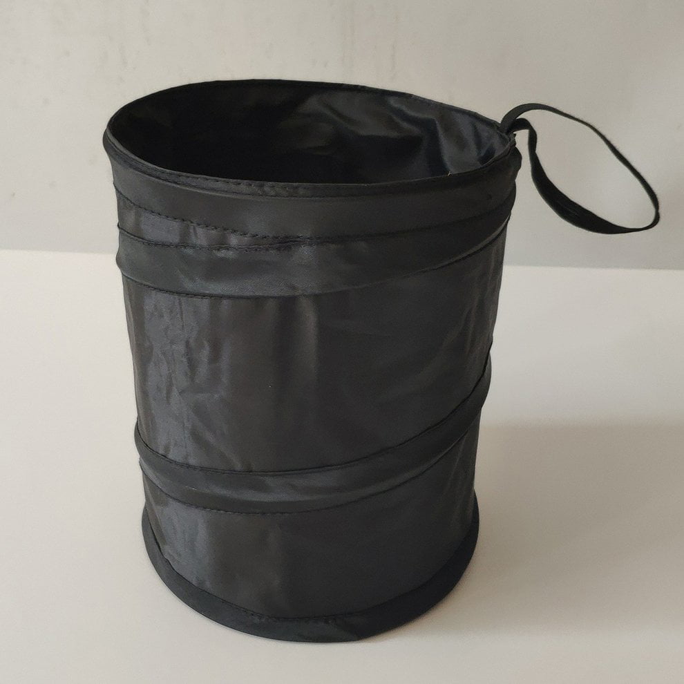 Car Trash Can Car Storage Bucket Spiral Bucket Folding Trash Can Portable  High Quality Oxford Cloth Practical Storage Bucke
