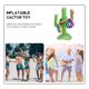 thumbnail image 4 of 1 juego de juguetes inflables de cactus para playa, juguetes de verano, anillos, juegos de bucle, suministros, 4 of 5