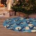 thumbnail image 5 of KLL 48" Christmas Tree Skirt Anchors Xmas Tree Skirts Mat for New Year Xmas Holiday Party Indoor Outdoor Home Decoration, 5 of 5