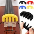 thumbnail image 2 of Silicone Violin Mute for 4/4 3/4 1/2 Size Adjustable Sound Reduction Practice Aid, 2 of 7