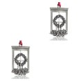 thumbnail image 1 of Kearding Christmas Tree Alloy Joyful Pendant Office Decoration Year Apartment Hotel Holiday Hanging Ornament Nightclub New Xmas Type4 NO4, 1 of 6