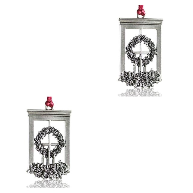 Kearding Christmas Tree Alloy Joyful Pendant Office Decoration Year Apartment Hotel Holiday Hanging Ornament Nightclub New Xmas Type4 NO4