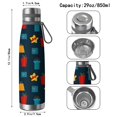 thumbnail image 3 of Christmas 29oz Stainless Steel Insulated Thermos with Tea Filter, 360° Printed Travel Bottle, Leakproof BPA-Free Flask with Anti-Slip Base, 304 Inner & 201 Outer, Vacuum Cup, 3 of 6
