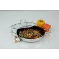 thumbnail image 2 of Meyer Supersteel Stainless Steel 32cm/12" Everyday Pan Non Stick Skillet with cover, Made in Canada, 2 of 5