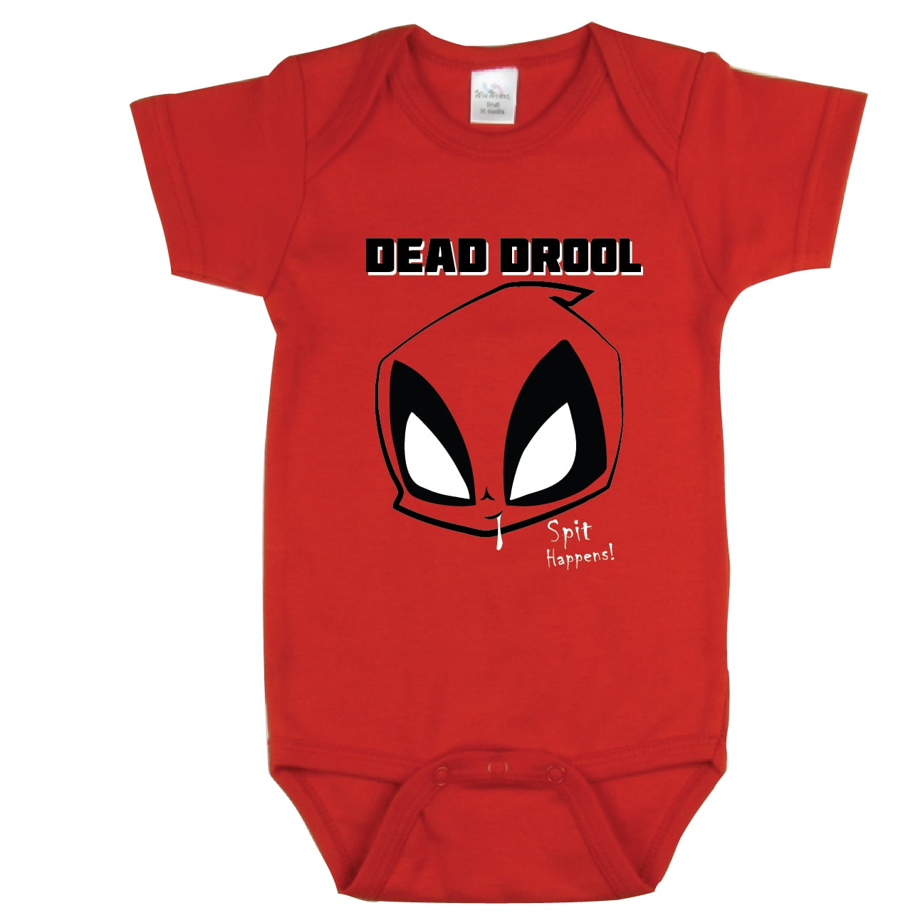 deadpool baby onesie