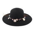 thumbnail image 1 of Lady Foldable Casual Cap Wide Sun Straw Beach Hat For Women, 1 of 2