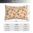 thumbnail image 4 of Vsdgher Hamburger Pizza Coke Print Pillow Cases -Iconic Collection Pillowcases -Extra Soft, Not easy to deform,not pilling Export quality, 4 of 8