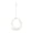 White, variant on DwellJoy Wooden Hanging Planter Basket with Metal Frame & Rope, Modern Home Garden Decor for Indoor Plants, Window Display Holder, Wall Mounted Plant Pot Stand