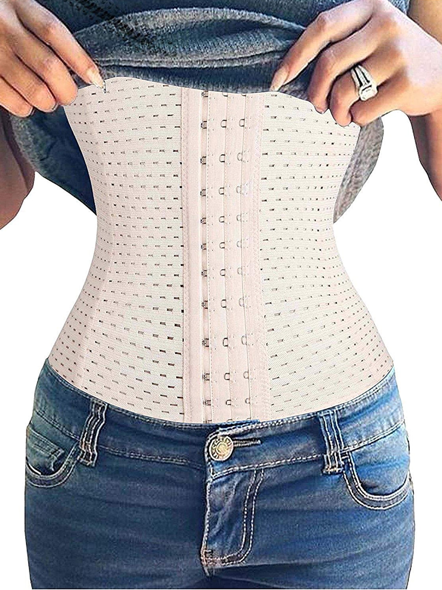 Mujeres Shapewear Control de la abdomen Body Shaper Shaper Comfort Abierto Busto Slimmer 