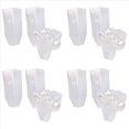 thumbnail image 1 of Paquete de 200 Tazas de Postre con Cucharas, Juego de de Postre de 60 Ml, Tazas de Postre de PláStico para Bricolaje, Juego de Tazas Trapezoidales Reutilizables, 1 of 5