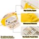 thumbnail image 3 of Estuche para lápices de gran capacidad, bolsa para lápices, bolsa de mano para bolígrafos, bolsa portátil para cosméticos, para oficina, escuela, adolescentes, niñas y niños (amarillo), 3 of 4
