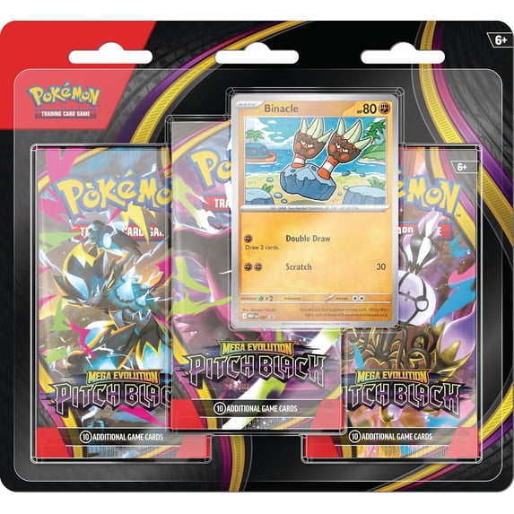 Pokemon TCG: Mega Evolution - Pitch Black 3PK BLISTER