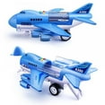 thumbnail image 3 of Toy Airplane Plane Toy with Sound and Light, with Mini Cars, Birthday Gift for Boys and Girls, 3 of 6
