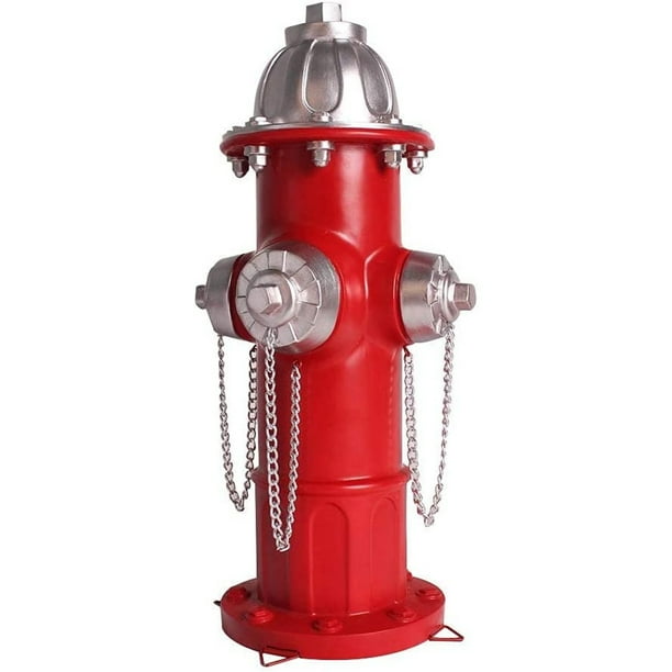 Dog Fire Hydrant Statue Puppy Pee Post and Gift for Fireman, Fire