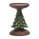 thumbnail image 2 of Candelabro de árbol de Navidad con base de madera, decoración europea de resina, centro de mesa creativo, soporte de vela artesanal ecológico, adorno festivo para el hogar., 2 of 5