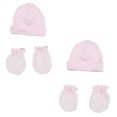 thumbnail image 1 of Bambini Girls' Cap and Mittens 4 Piece Layette Set, 1 of 2