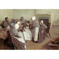 thumbnail image 2 of Burrington, Arthur Alfred 24x18 Black Modern Framed Museum Art Print Titled - The New Baby, 2 of 4
