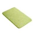 thumbnail image 2 of Staron Memory Foam Bath Mat 24 x 16", Bath Mats for Bathroom (Green), Extra Soft Absorbent Machine Washable Bathroom Rugs Non Slip Bath Rug Bathroom Mat for Shower Floors, 2 of 6