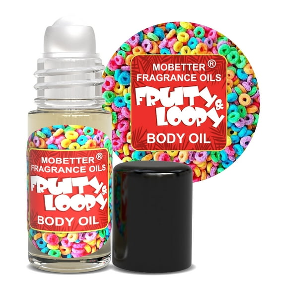 MOBETTER FRAGRANCE OILS Fruity and Loopy 1 Oz Perfume Fragrance Body Oil for Unisex