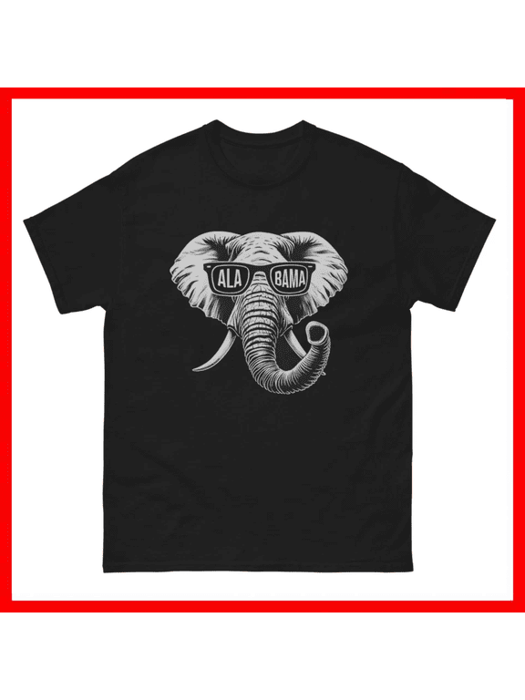 Vintage State Of Alabama Elephant Pride Graphic Unisex T-Shirt Size S-5XL